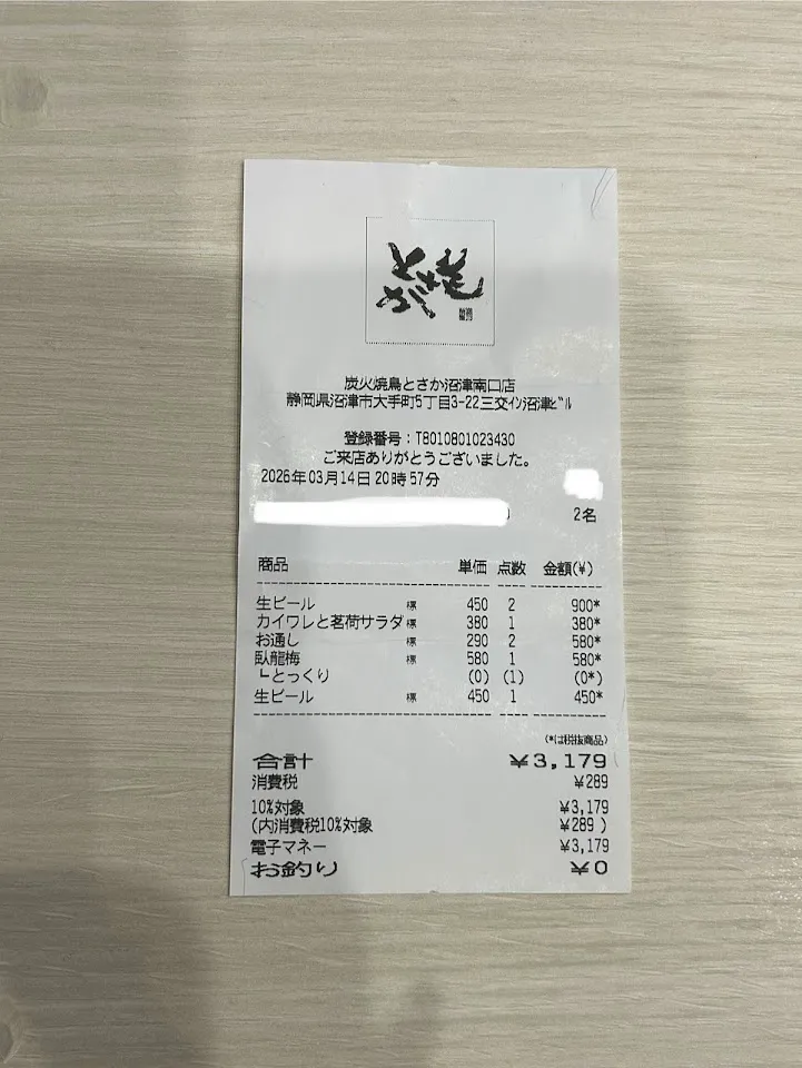 炭火焼鳥 とさか 沼津南口店